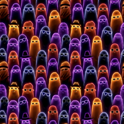 HOLOGRAPHIC NEON HALLOWEEN - MULTIPLE VARIATIONS