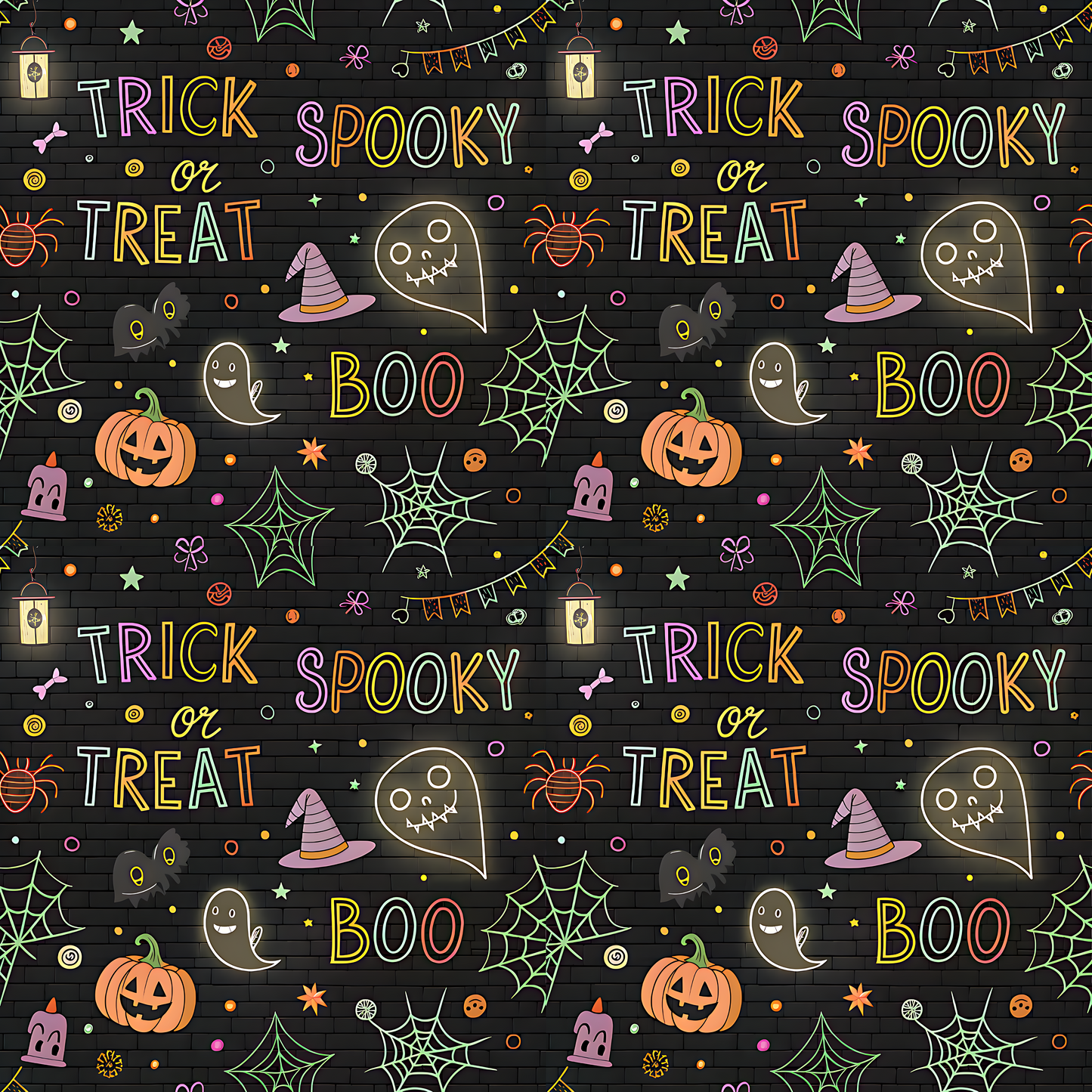 HOLOGRAPHIC NEON HALLOWEEN - MULTIPLE VARIATIONS