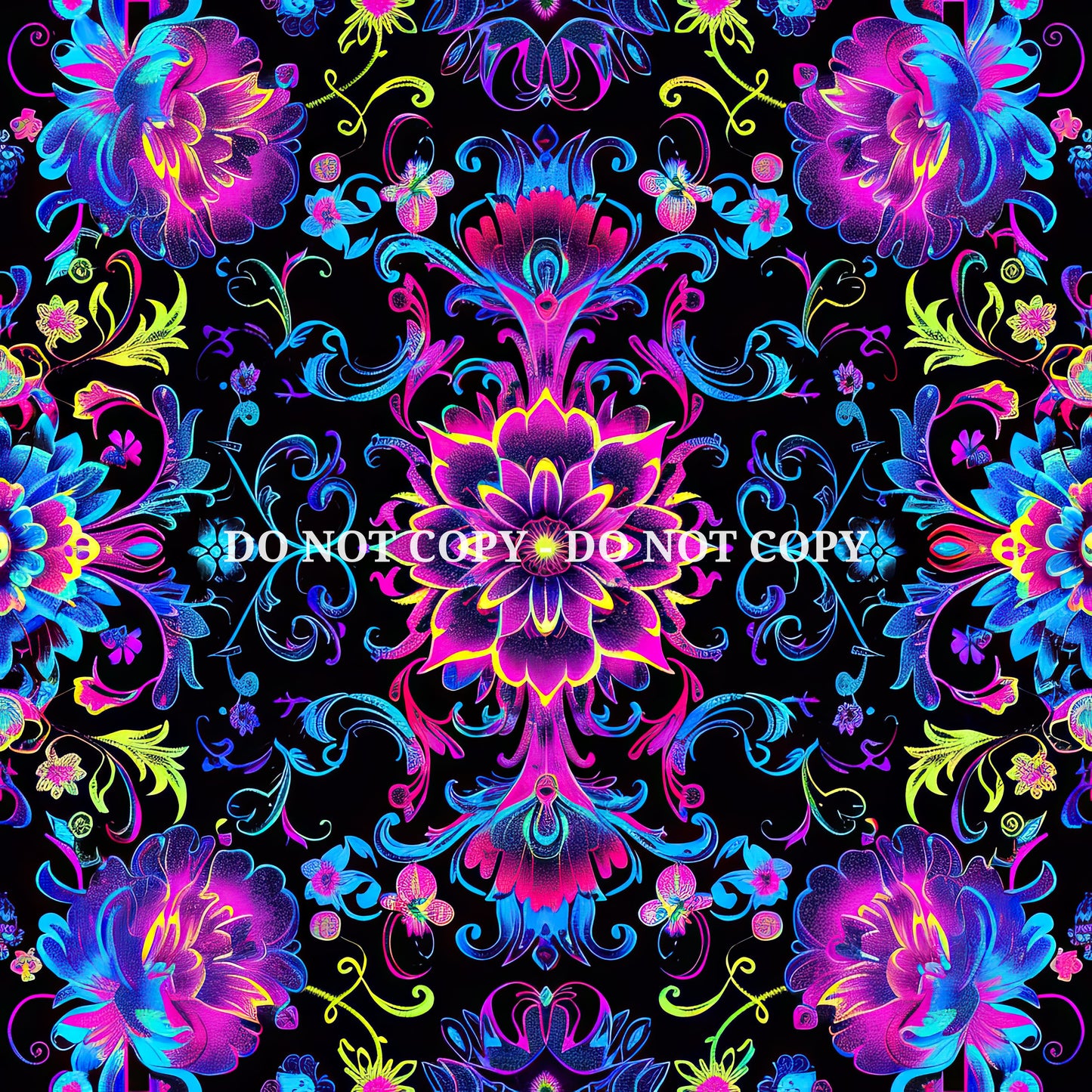 NEON PAISLEY - MULTIPLE VARIATIONS