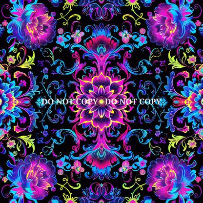 NEON PAISLEY - MULTIPLE VARIATIONS