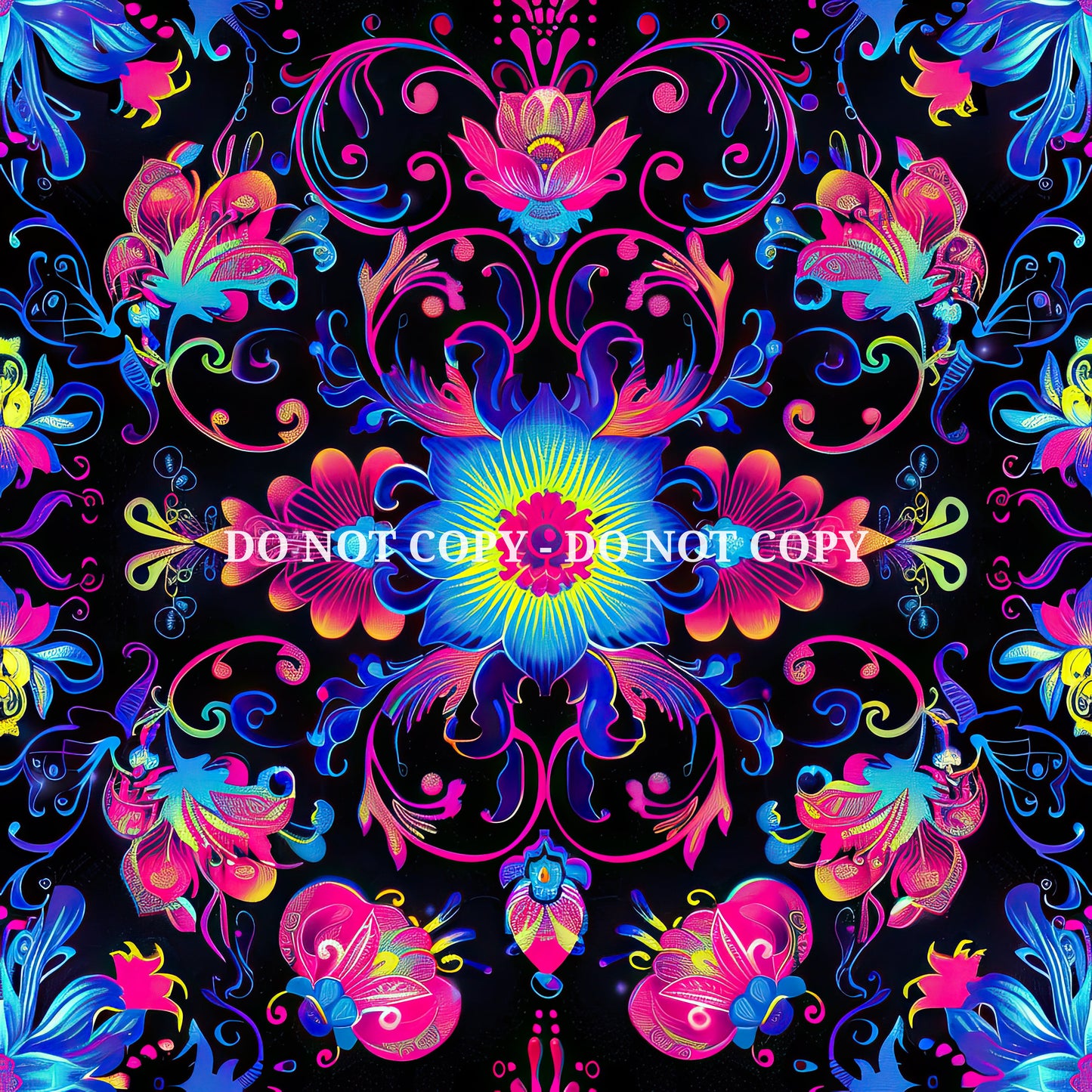 NEON PAISLEY - MULTIPLE VARIATIONS