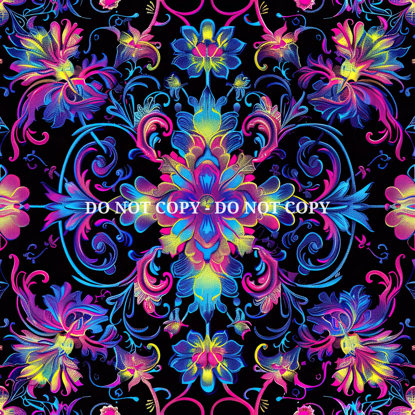 NEON PAISLEY - MULTIPLE VARIATIONS