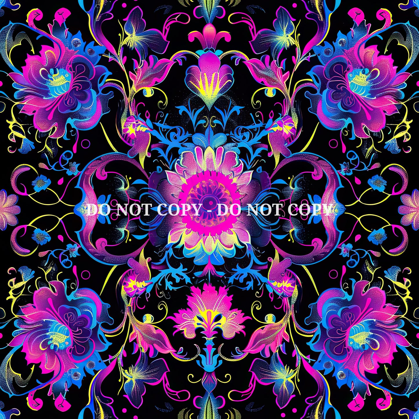 NEON PAISLEY - MULTIPLE VARIATIONS