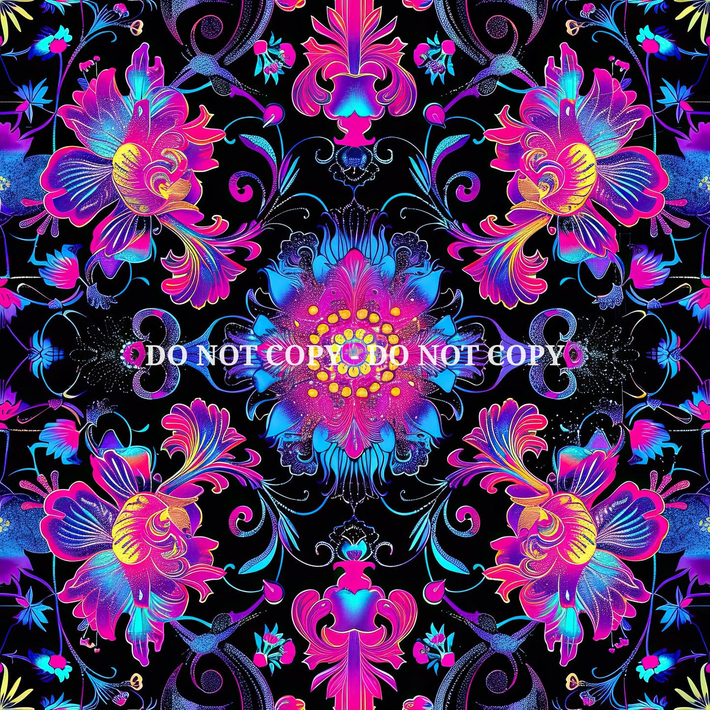 NEON PAISLEY - MULTIPLE VARIATIONS