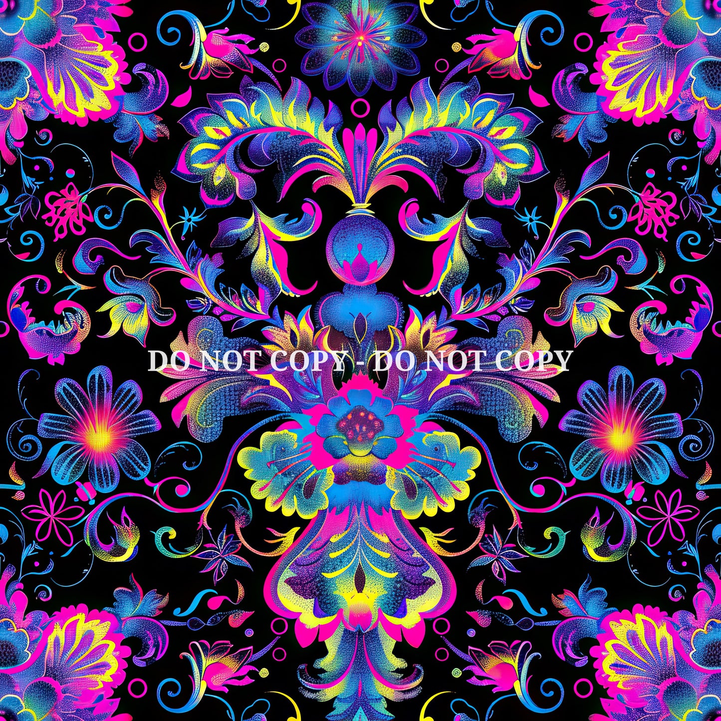 NEON PAISLEY - MULTIPLE VARIATIONS