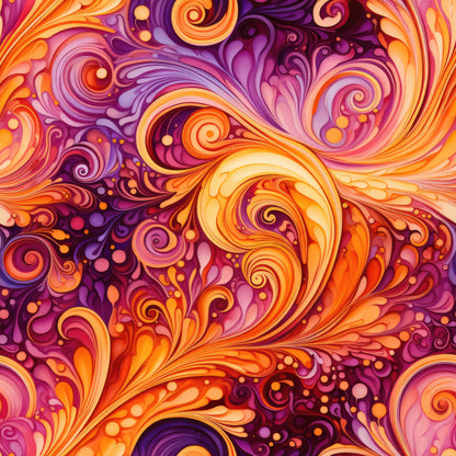 ORANGE SWIRLY VINYL  - MULTIPLE VARIATIONS