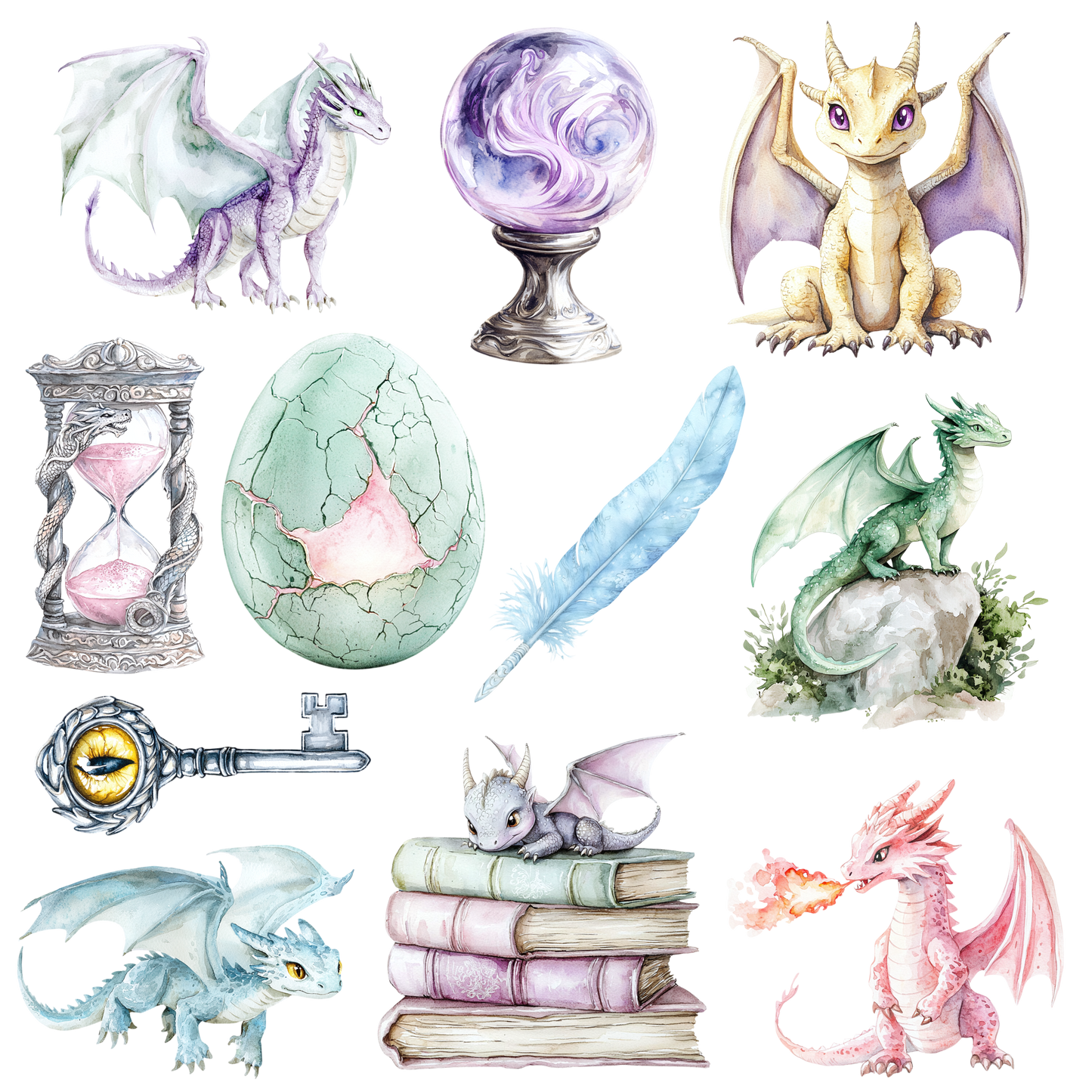 PASTEL DRAGON - FLAIR SHEET