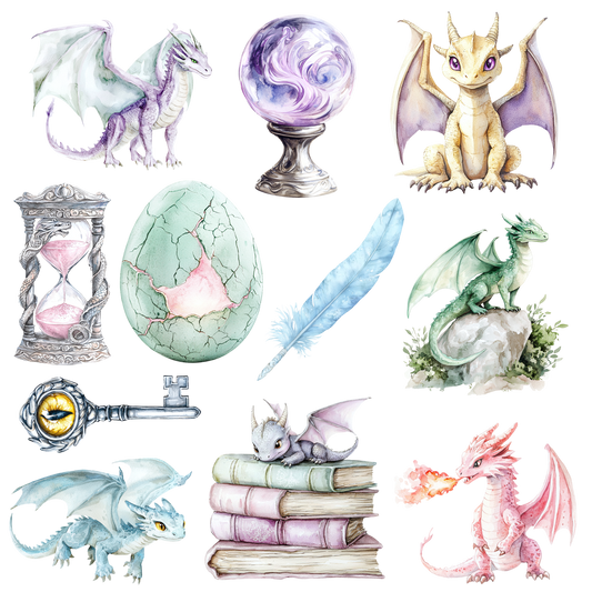 PASTEL DRAGON - FLAIR SHEET