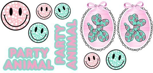 PASTEL PARTY ANIMAL - MINI FLAIR SHEET