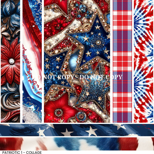 PATRIOTIC 1 - COLLAGE VINYL