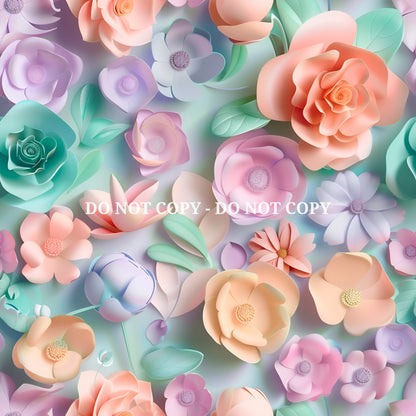 PASTEL FLORAL VINYL - MULTIPLE VARIATIONS