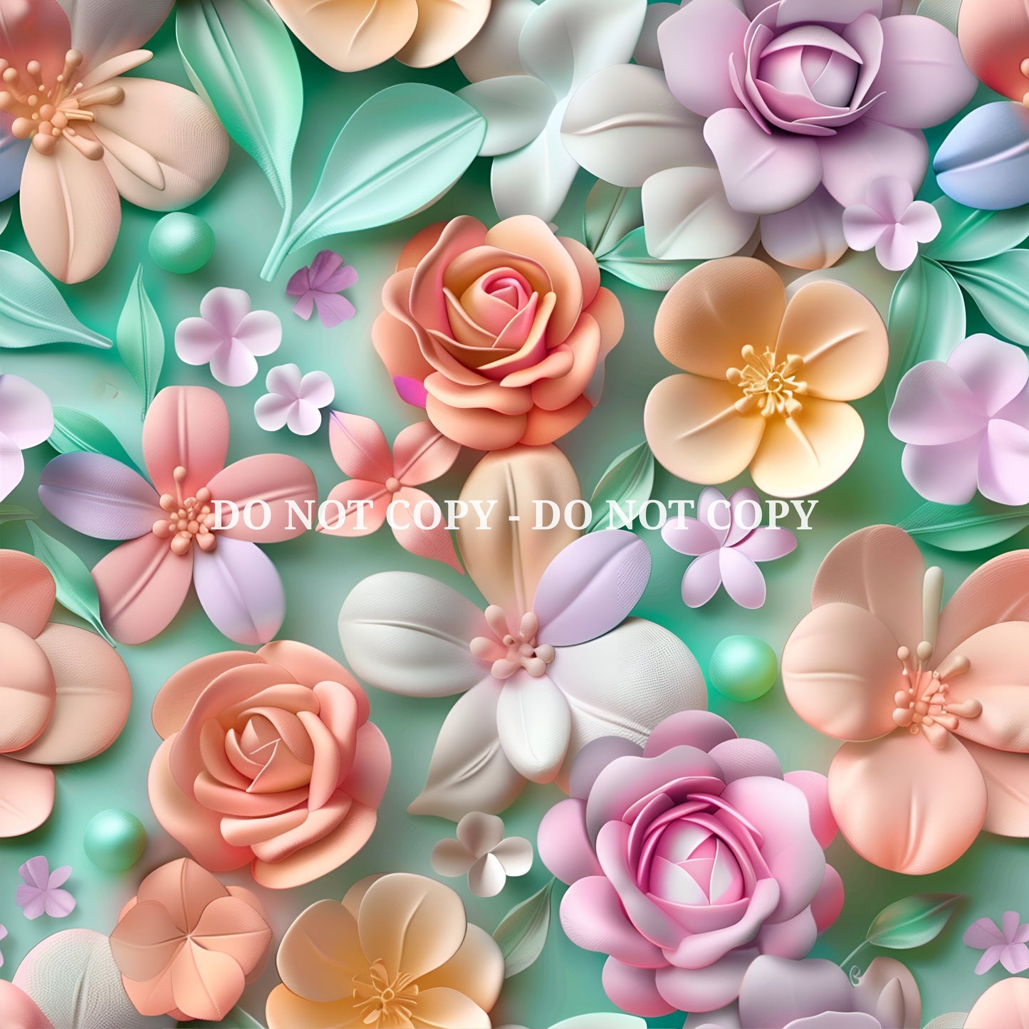 PASTEL FLORAL VINYL - MULTIPLE VARIATIONS