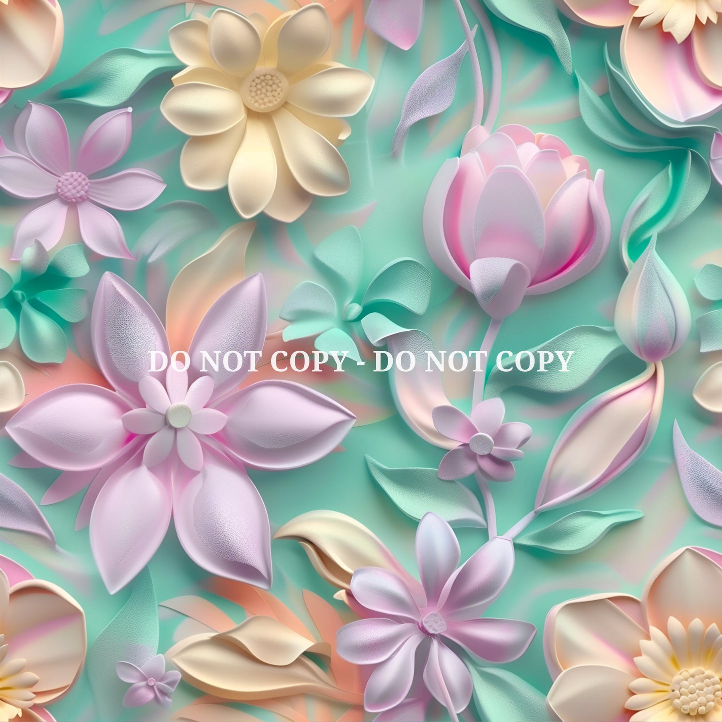 PASTEL FLORAL VINYL - MULTIPLE VARIATIONS