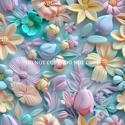 PASTEL FLORAL VINYL - MULTIPLE VARIATIONS