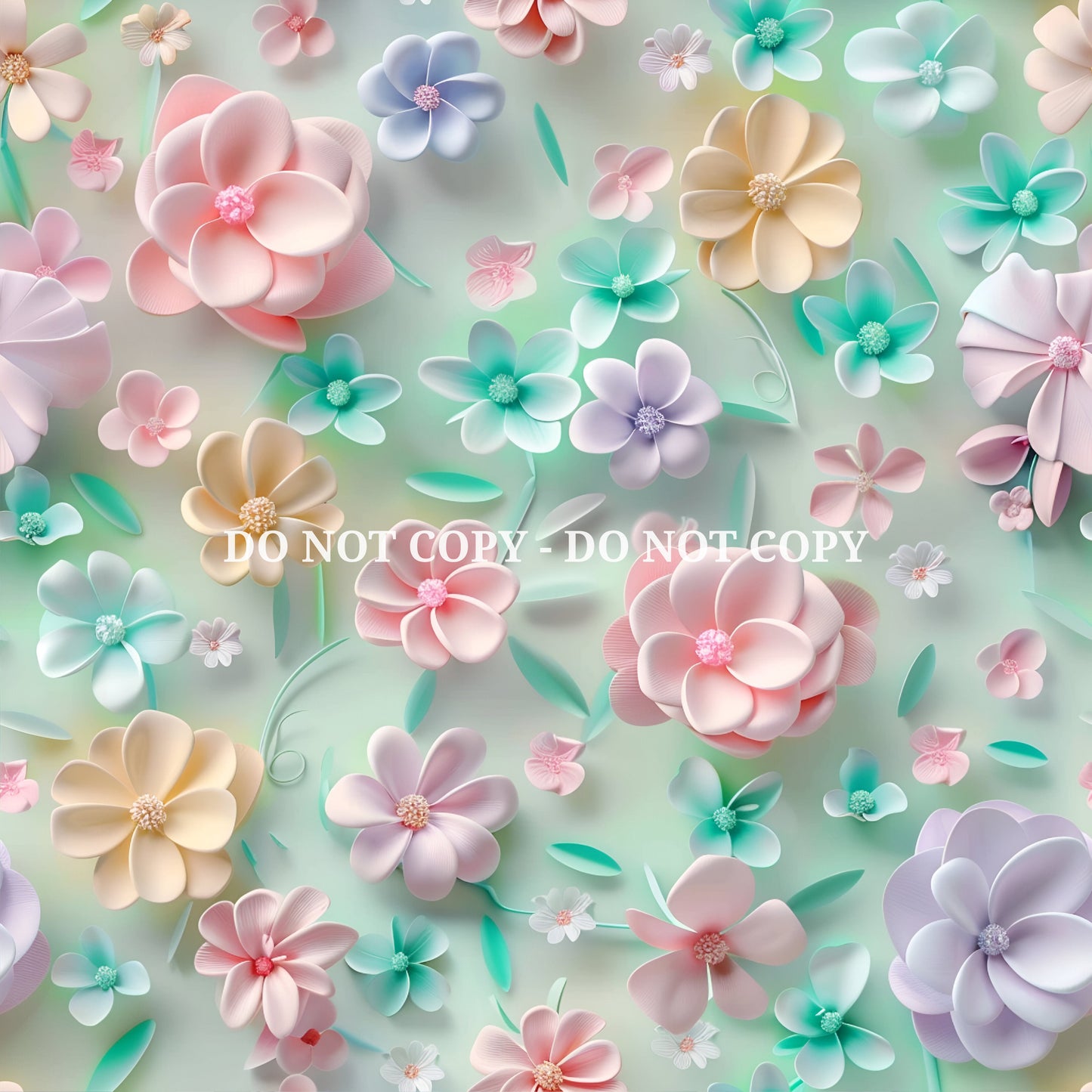 PASTEL FLORAL VINYL - MULTIPLE VARIATIONS