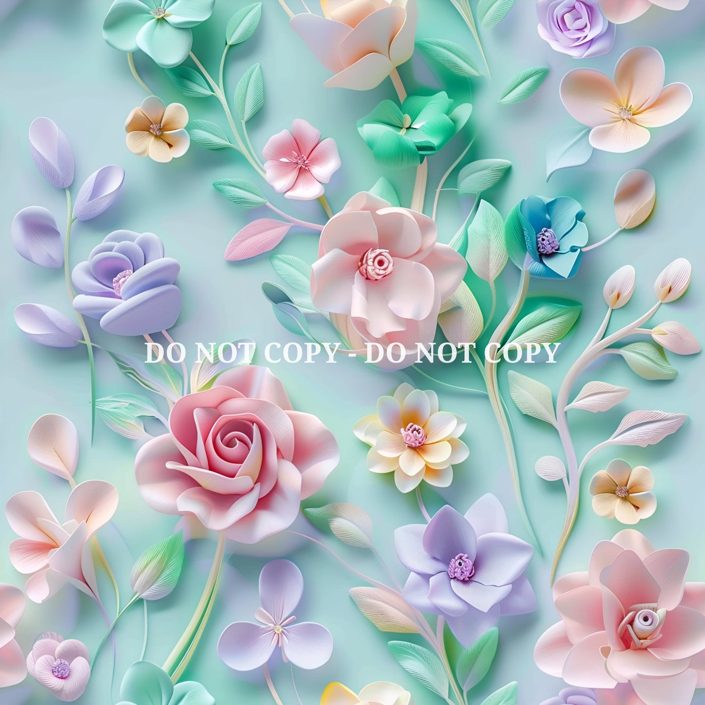 PASTEL FLORAL VINYL - MULTIPLE VARIATIONS