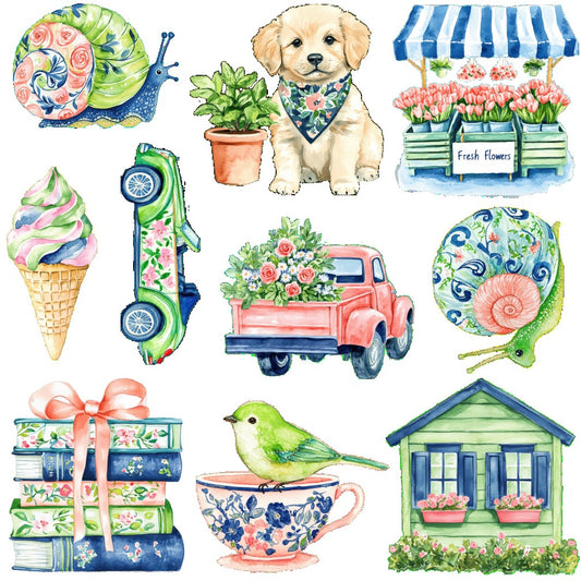 PREPPY GARDEN - FLAIR SHEET