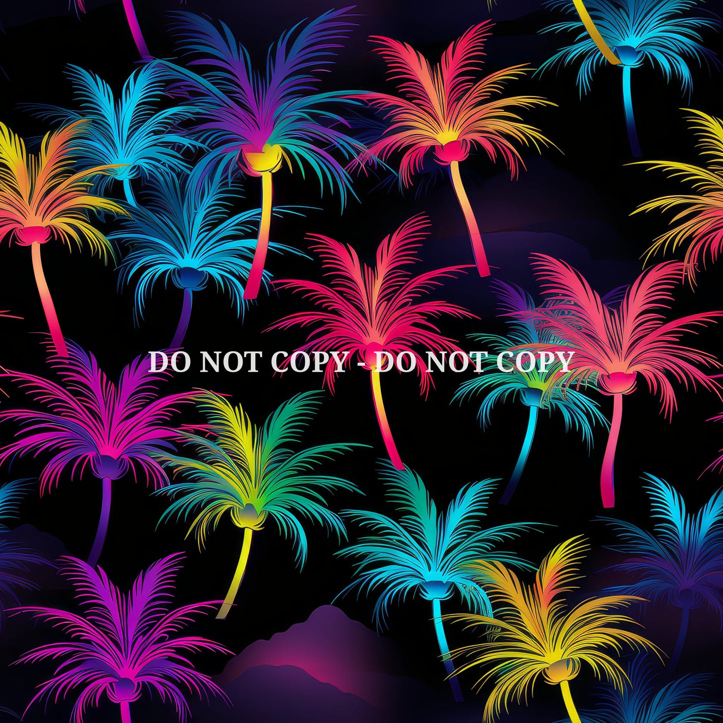 NEON PALM TREES - MULTIPLE VARIATIONS