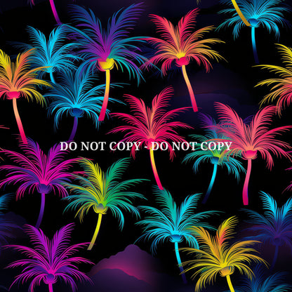 NEON PALM TREES - MULTIPLE VARIATIONS