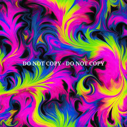 NEON TIE DYE 2 - MULTIPLE VARIATIONS