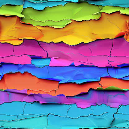 NEON TORN PAPER - MULTIPLE VARIATIONS