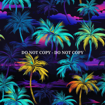 NEON PALM TREES - MULTIPLE VARIATIONS