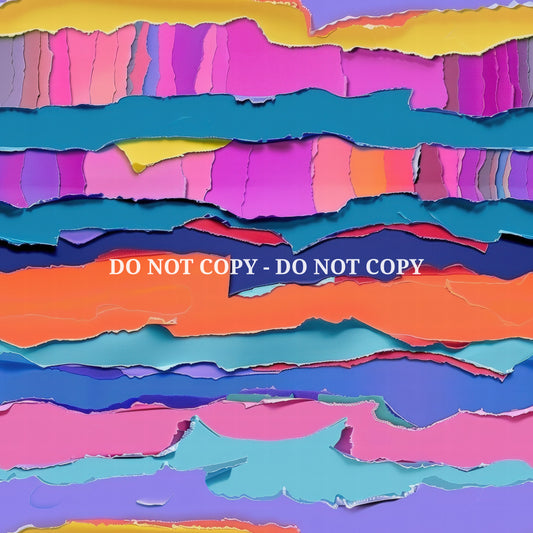 NEON TORN PAPER - MULTIPLE VARIATIONS