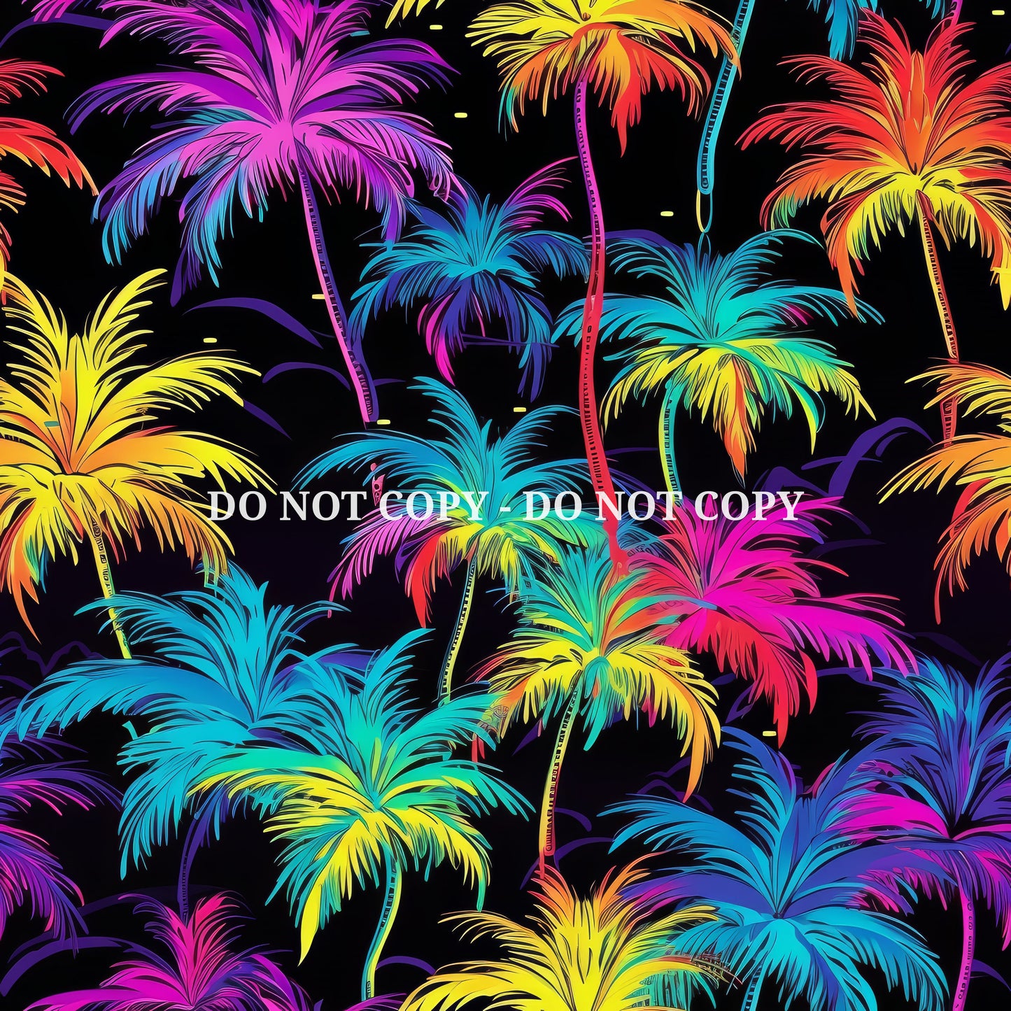 NEON PALM TREES - MULTIPLE VARIATIONS