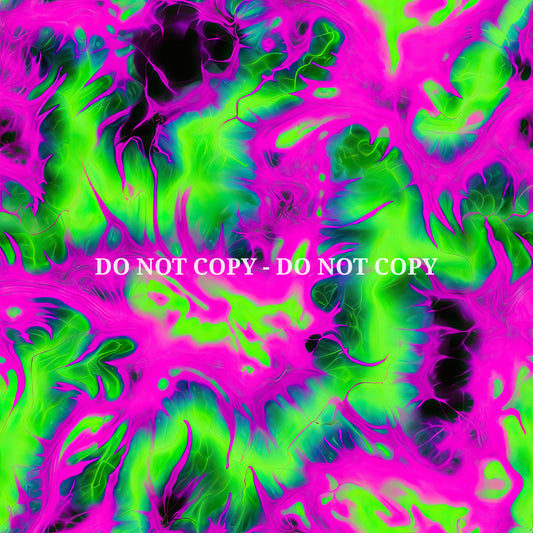 NEON TIE DYE 2 - MULTIPLE VARIATIONS