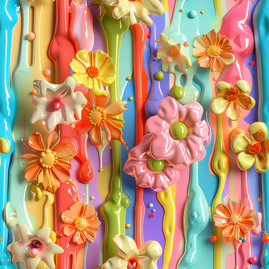 3D FLORAL DRIPS - MULTIPLE VARIATIONS