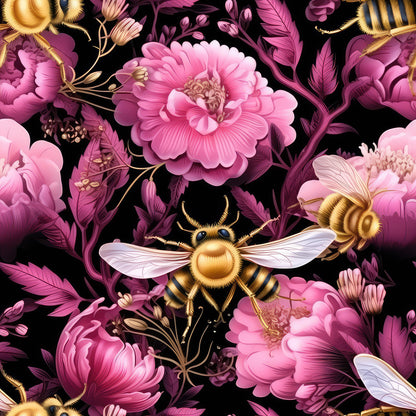 PINK FLORAL HONEYBEE - MULTIPLE VARIATIONS