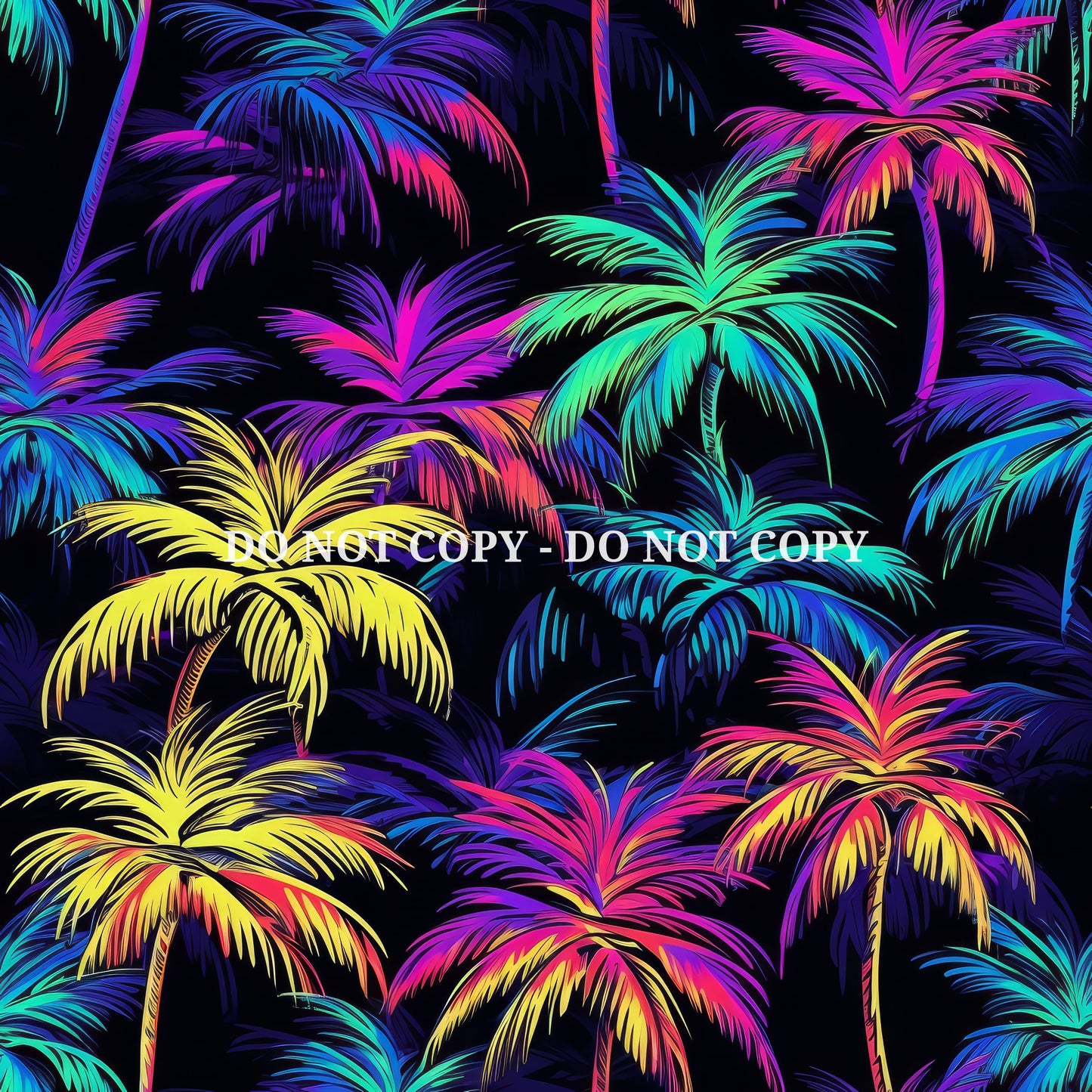 NEON PALM TREES - MULTIPLE VARIATIONS