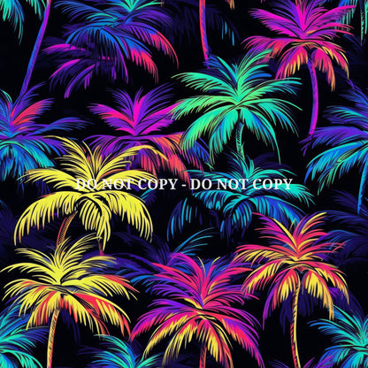 NEON PALM TREES - MULTIPLE VARIATIONS