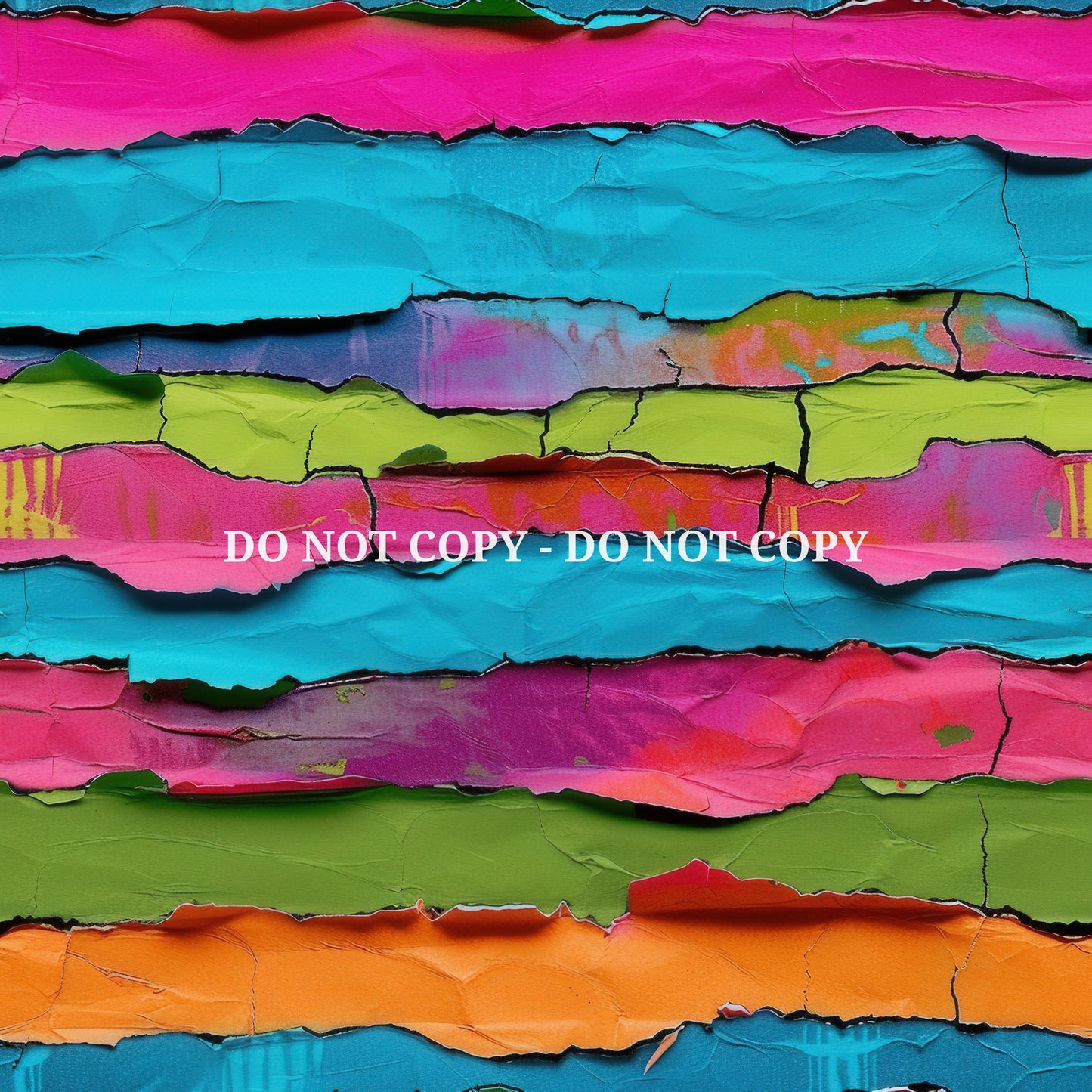 NEON TORN PAPER - MULTIPLE VARIATIONS