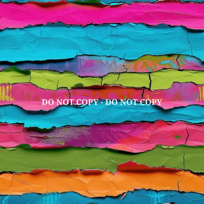 NEON TORN PAPER - MULTIPLE VARIATIONS