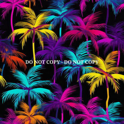 NEON PALM TREES - MULTIPLE VARIATIONS