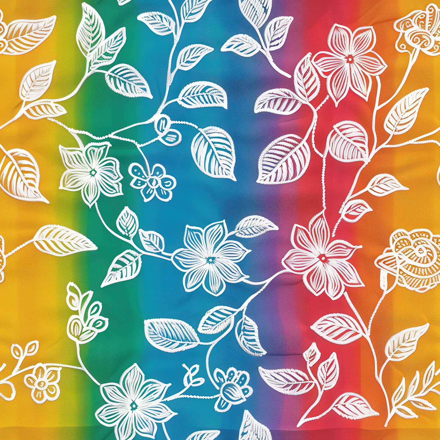 RAINBOW FLORAL LACE - MULTIPLE VARIATIONS