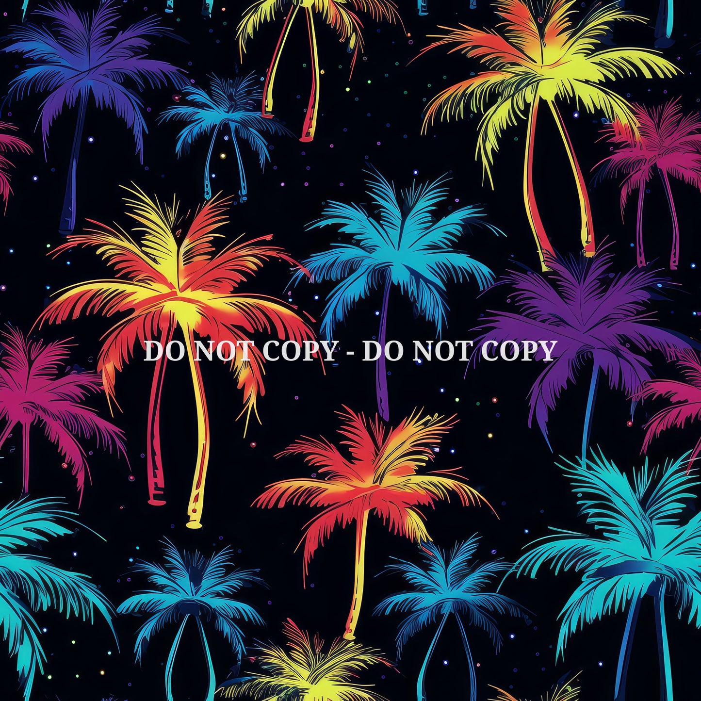 NEON PALM TREES - MULTIPLE VARIATIONS