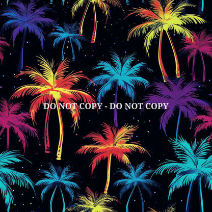 NEON PALM TREES - MULTIPLE VARIATIONS