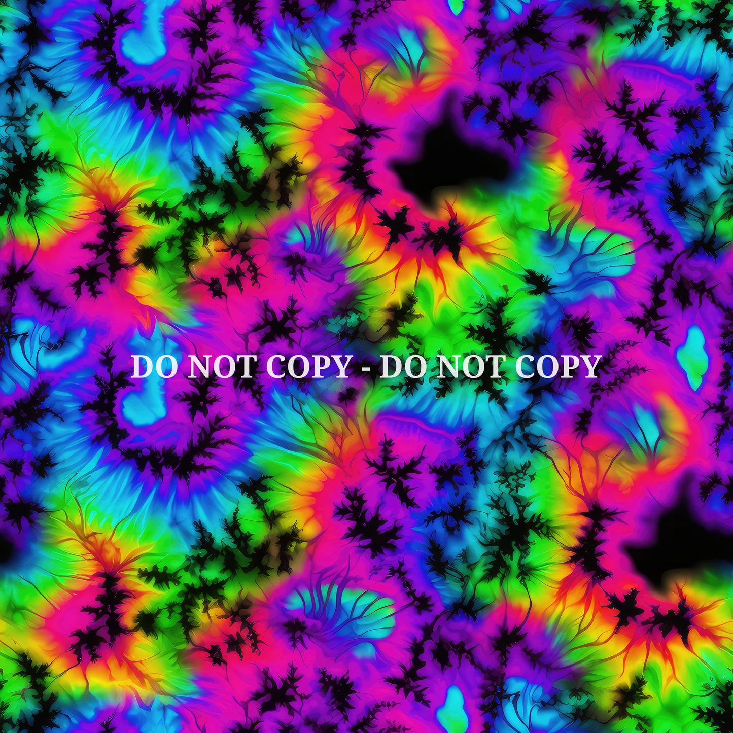 NEON TIE DYE 2 - MULTIPLE VARIATIONS