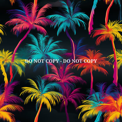 NEON PALM TREES - MULTIPLE VARIATIONS