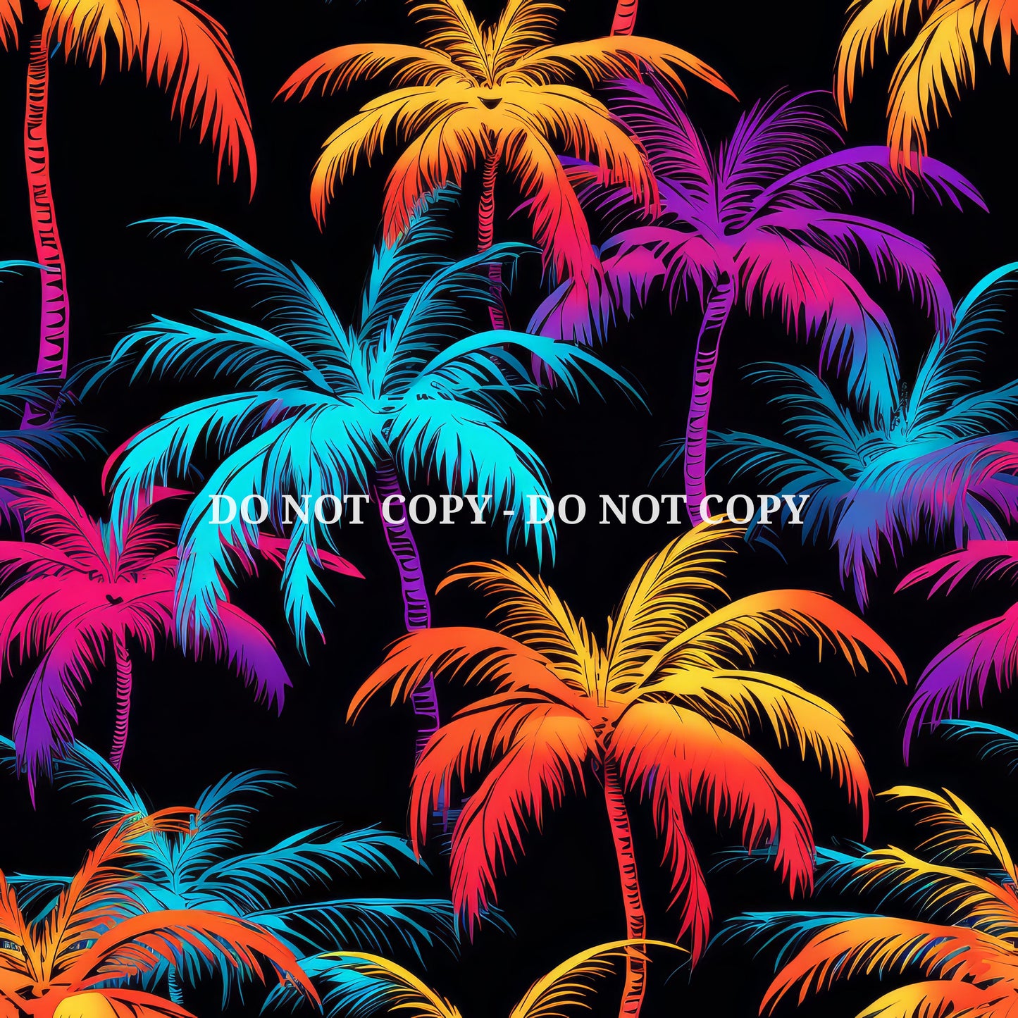 NEON PALM TREES - MULTIPLE VARIATIONS