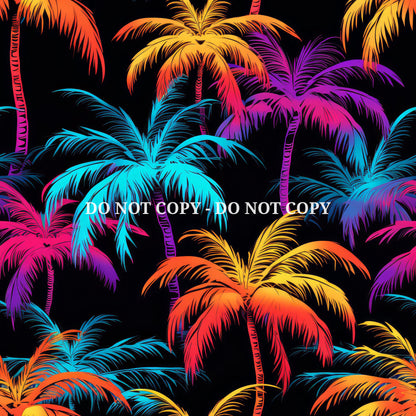 NEON PALM TREES - MULTIPLE VARIATIONS