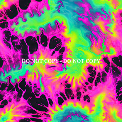 NEON TIE DYE 2 - MULTIPLE VARIATIONS