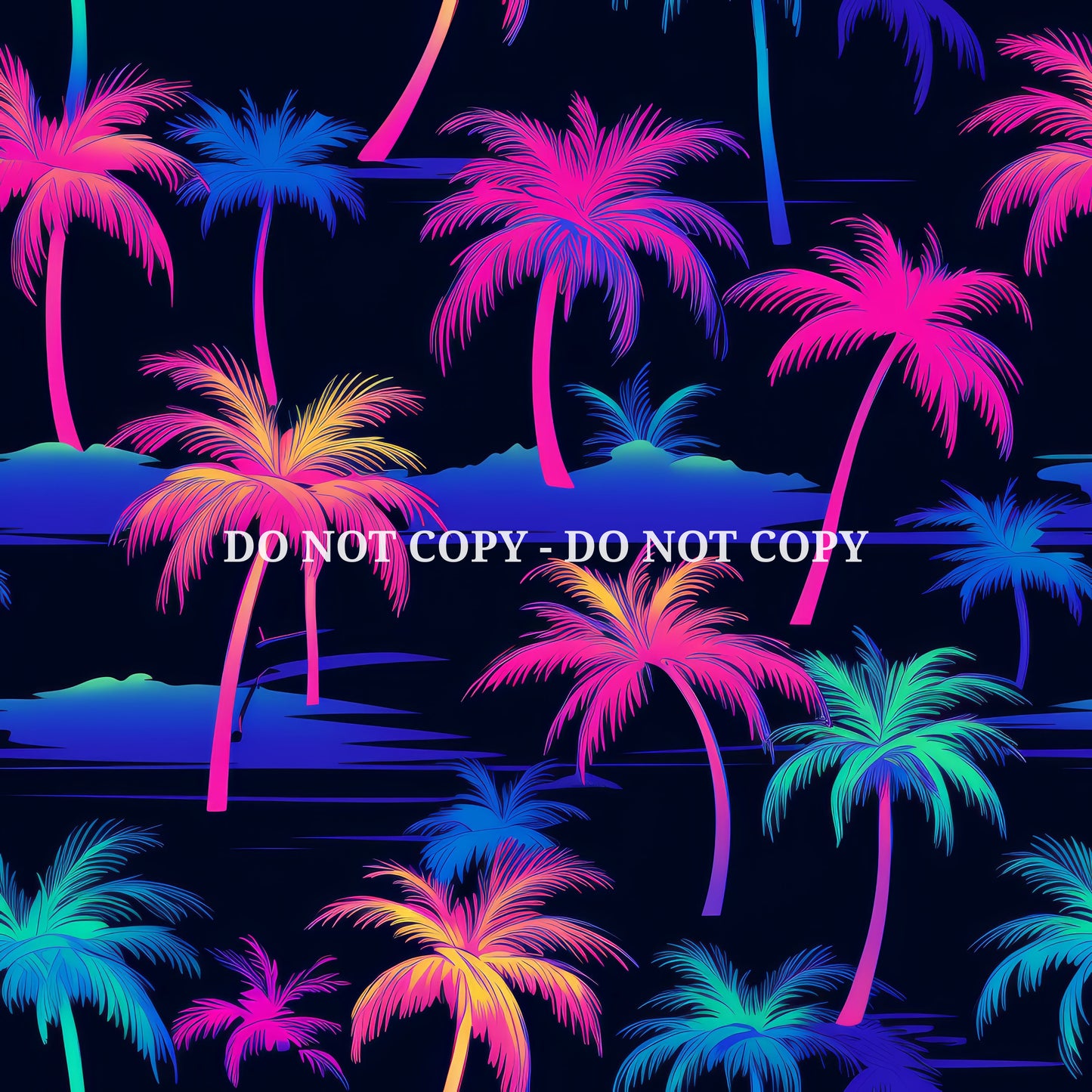 NEON PALM TREES - MULTIPLE VARIATIONS