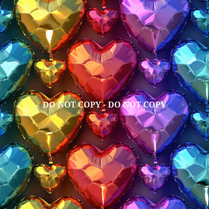 HOLOGRAPHIC FOIL HEARTS - MULTIPLE VARIATIONS