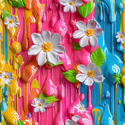 3D FLORAL DRIPS - MULTIPLE VARIATIONS