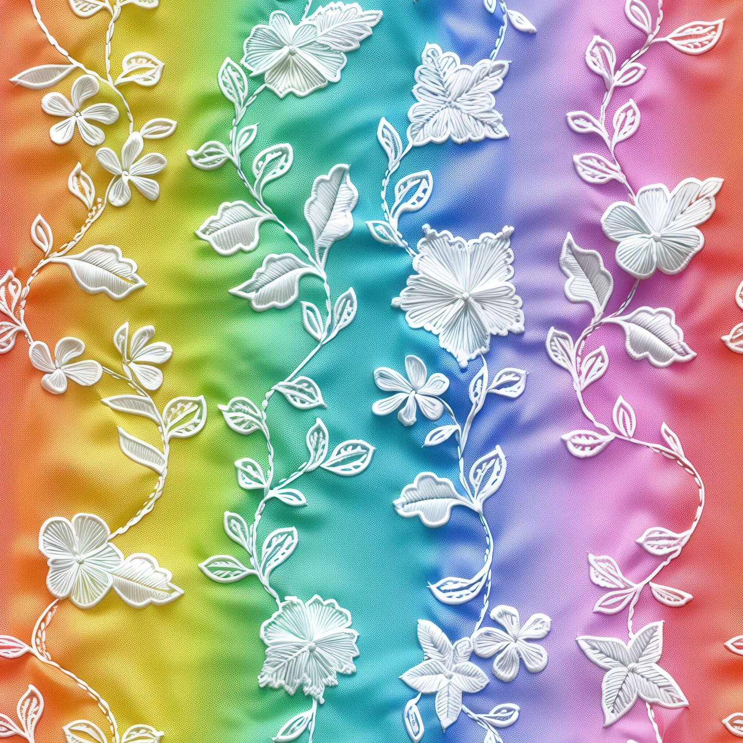 RAINBOW FLORAL LACE - MULTIPLE VARIATIONS