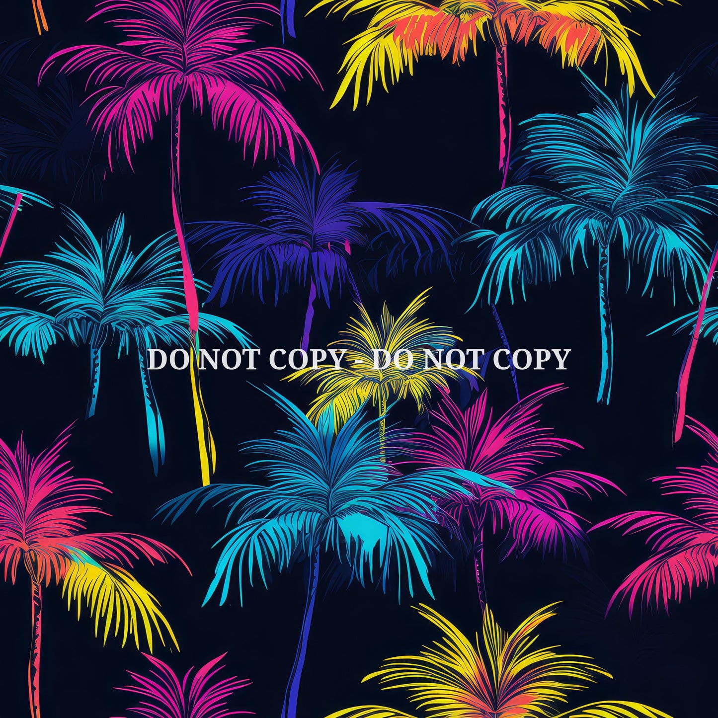 NEON PALM TREES - MULTIPLE VARIATIONS