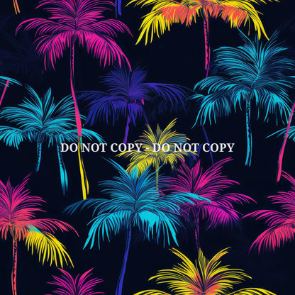 NEON PALM TREES - MULTIPLE VARIATIONS